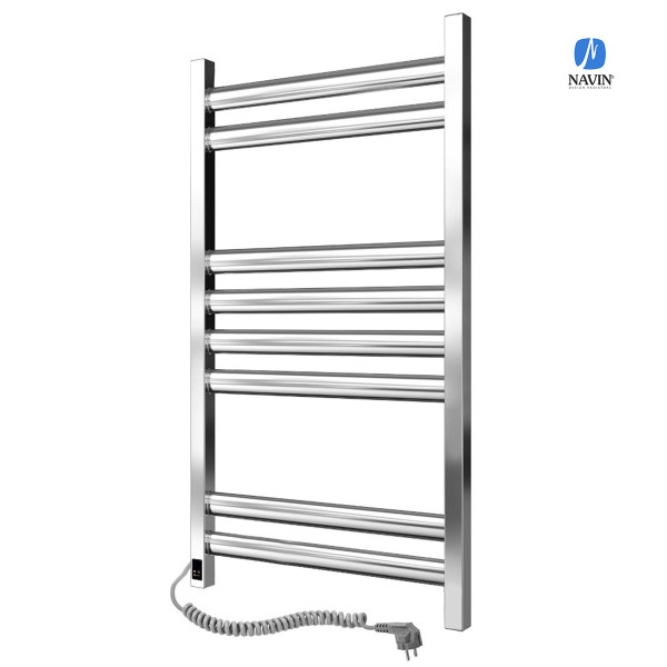 Stainless Steel Electric Towel Rail ELLIPSE Sensor 500x800 left