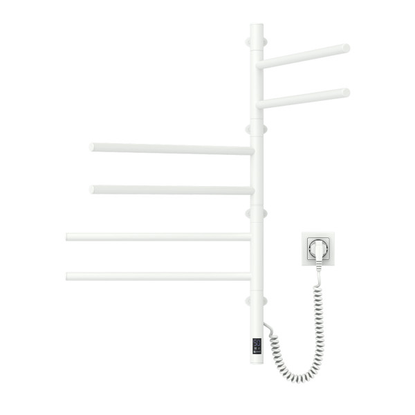 Electric Towel Rail WHITE ARABESQUE Sensor 480х800