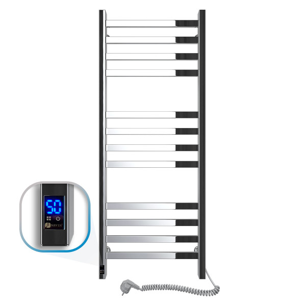 Stainless Steel Electric Towel Rail AVANGARD Sensor 480х1200 right