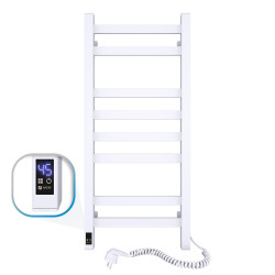 Electric Towel Rail WHITE AVANGARD Sensor 360х800 right