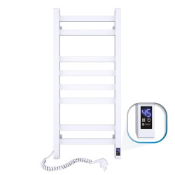 Electric Towel Rail WHITE AVANGARD Sensor 360х800 left