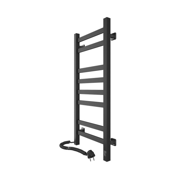 Electric Towel Rail BLACK AVANGARD Sensor 360х800 left