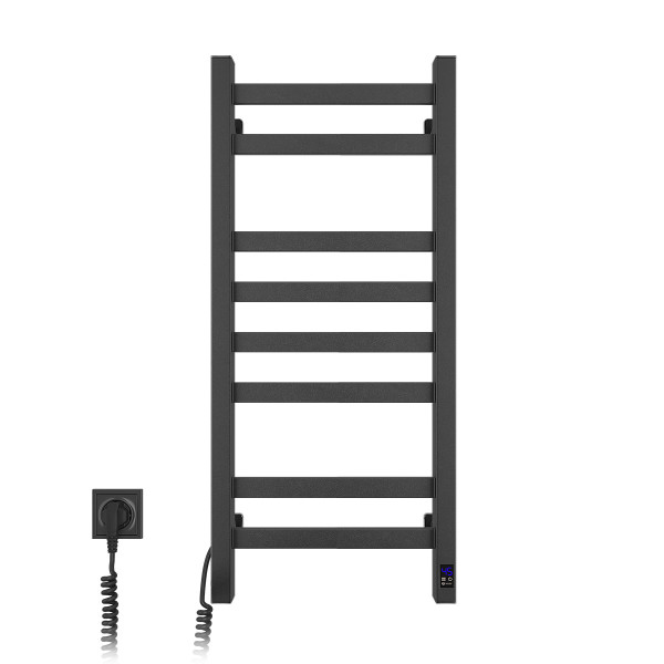 Electric Towel Rail BLACK AVANGARD Sensor 360х800 left