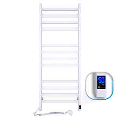 Electric Towel Rail WHITE AVANGARD Sensor 480х1200 left