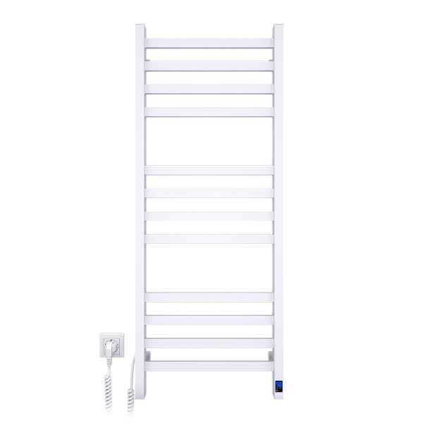 Electric Towel Rail WHITE AVANGARD Sensor 480х1200 left