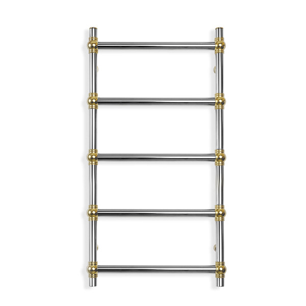 Stainless Steel Heated Towel Rail GOLD BALL RETRO 500x1000