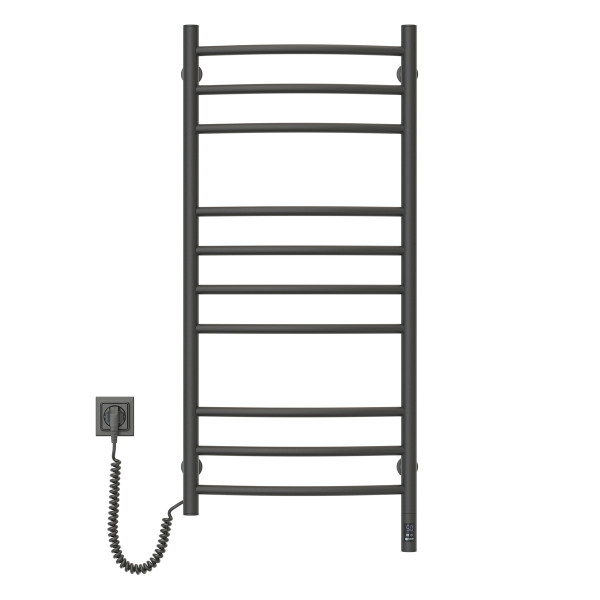 Electric Towel Rail BLACK CAMELLIA Sensor 480х1000 left