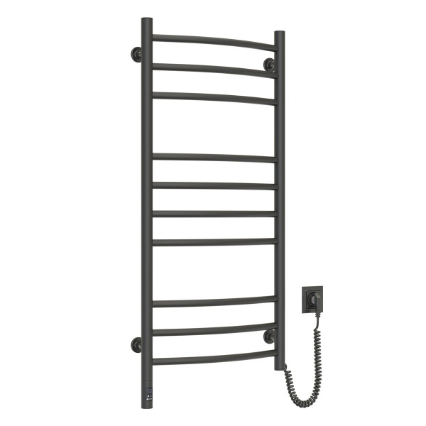 Electric Towel Rail BLACK CAMELLIA Sensor 480х1000 right