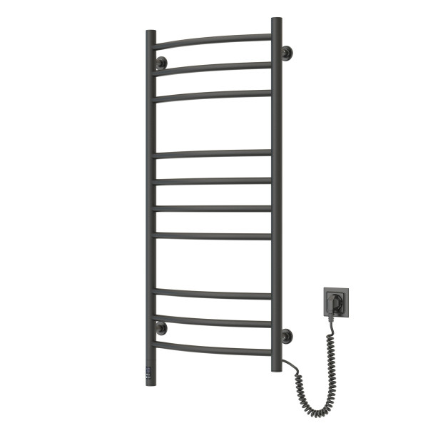 Electric Towel Rail BLACK CAMELLIA Sensor 480х1000 right