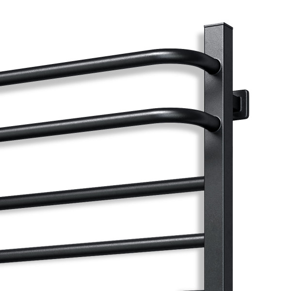 Electric Towel Rail BLACK GRANDIS Sensor 480х800 left