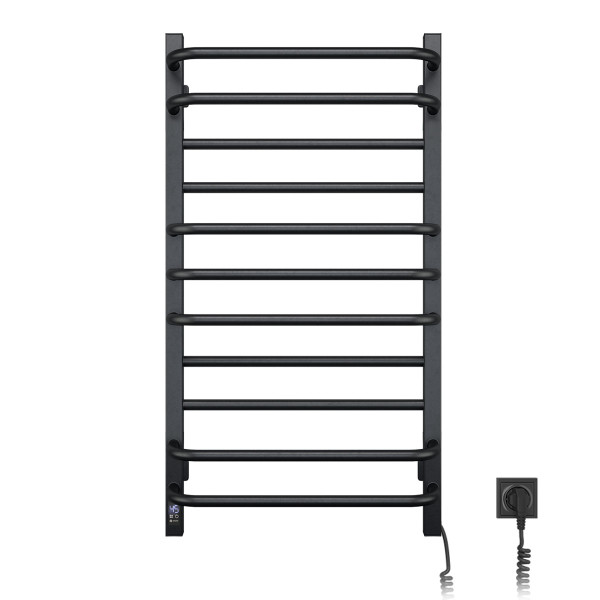 Electric Towel Rail BLACK GRANDIS Sensor 480х800 right