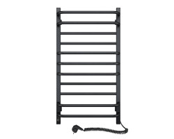 Electric Towel Rail BLACK GRANDIS Sensor 480х800 right