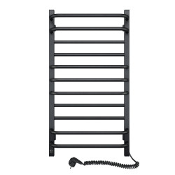 Electric Towel Rail BLACK GRANDIS Sensor 480х800 right