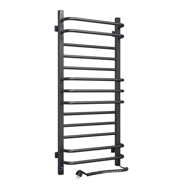 Electric Towel Rail BLACK GRANDIS Sensor 480х1000 right