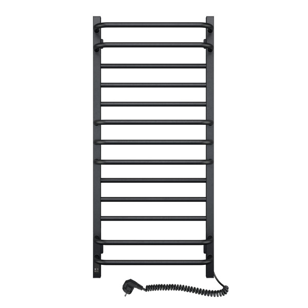 Electric Towel Rail BLACK GRANDIS Sensor 480х1000 right