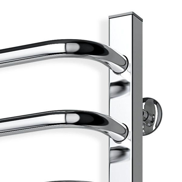 Stainless Steel Electric Towel Rail GRANDIS Sensor 480х1000 left