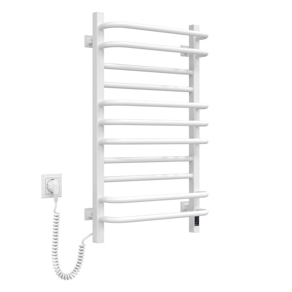 Electric Towel Rail WHITE GRANDIS Sensor 480x800 left