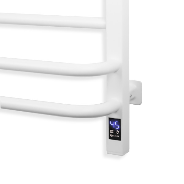 Electric Towel Rail WHITE GRANDIS Sensor 480x800 right