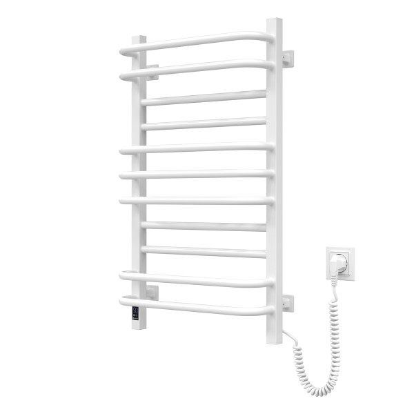 Electric Towel Rail WHITE GRANDIS Sensor 480x800 right