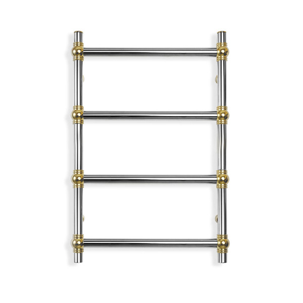 Stainless Steel Heated Towel Rail GOLD BALL RETRO 500x800