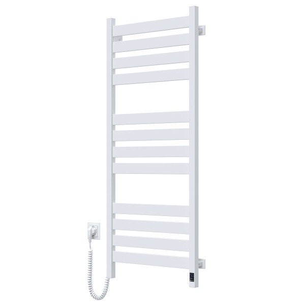 Electric Towel Rail WHITE LARGO Sensor 500x1200 left