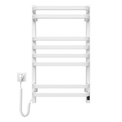 Electric Towel Rail WHITE NAVIN STUGNA 480х800 Sensor left