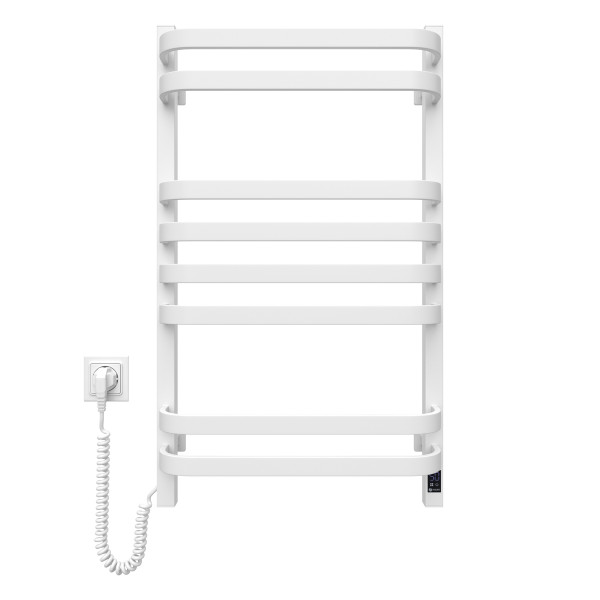 Electric Towel Rail WHITE NAVIN STUGNA 480х800 Sensor left