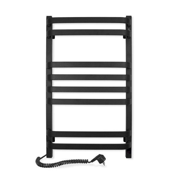 Electric Towel Rail BLACK NAVIN STUGNA 480х800 Sensor left