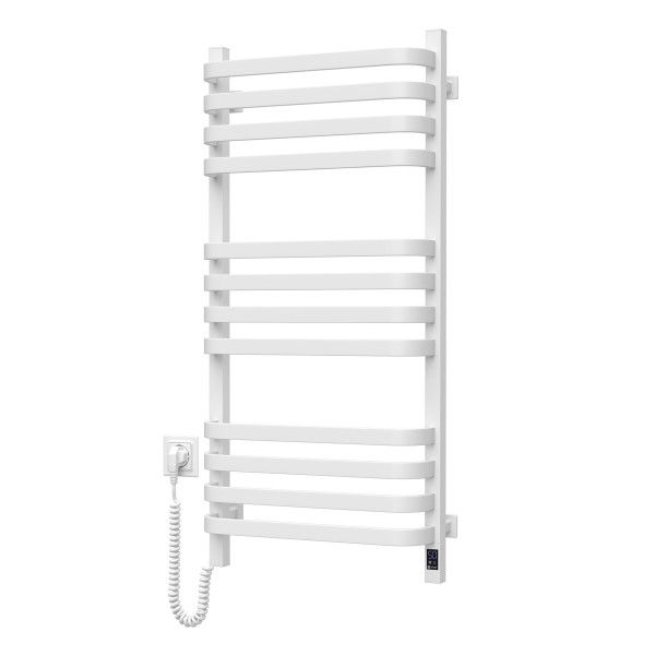 Electric Towel Rail WHITE NAVIN STUGNA 480х1000 Sensor left