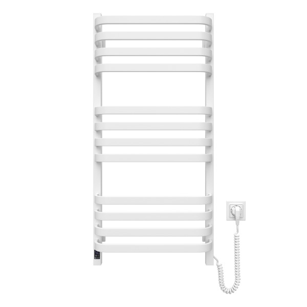 Electric Towel Rail WHITE NAVIN STUGNA 480х1000 Sensor right