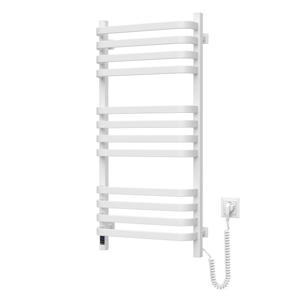 Electric Towel Rail WHITE NAVIN STUGNA 480х1000 Sensor right