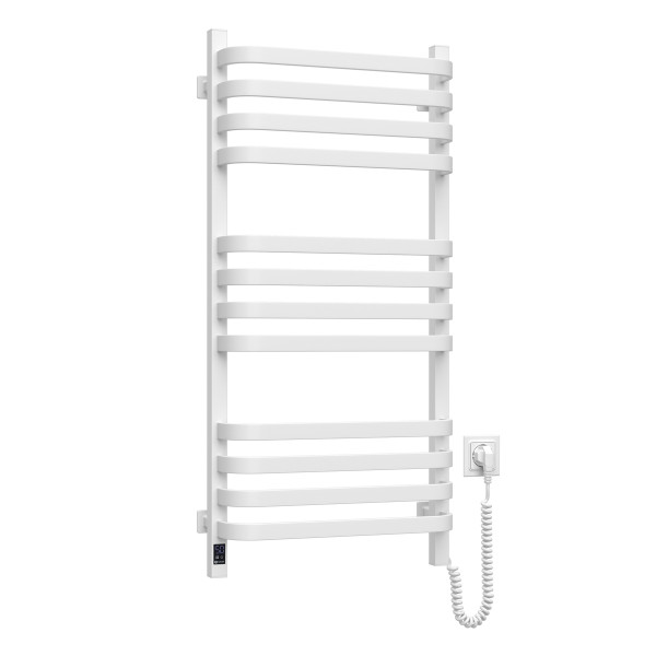 Electric Towel Rail WHITE NAVIN STUGNA 480х1000 Sensor right