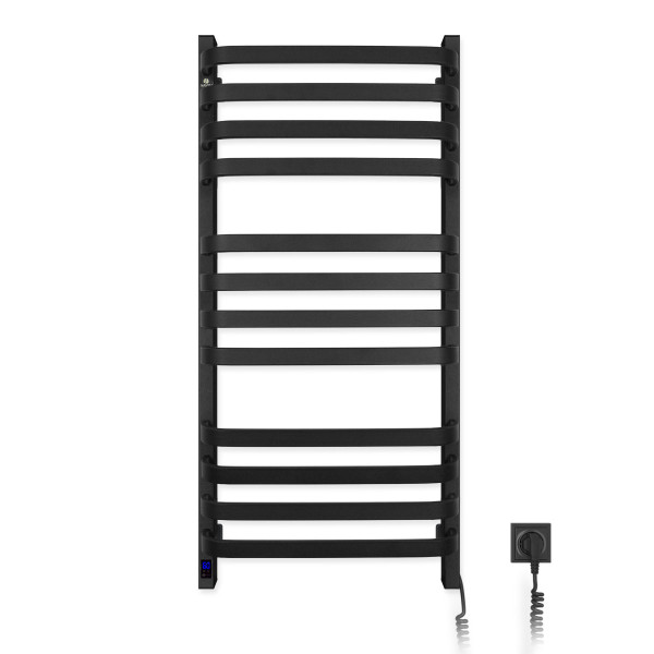 Electric Towel Rail BLACK NAVIN STUGNA 480х1000 Sensor right