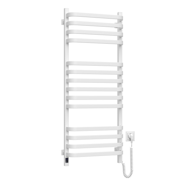 Electric Towel Rail WHITE NAVIN STUGNA 480х1200 Sensor right