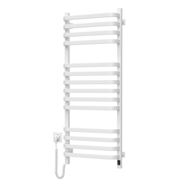 Electric Towel Rail WHITE NAVIN STUGNA 480х1200 Sensor left