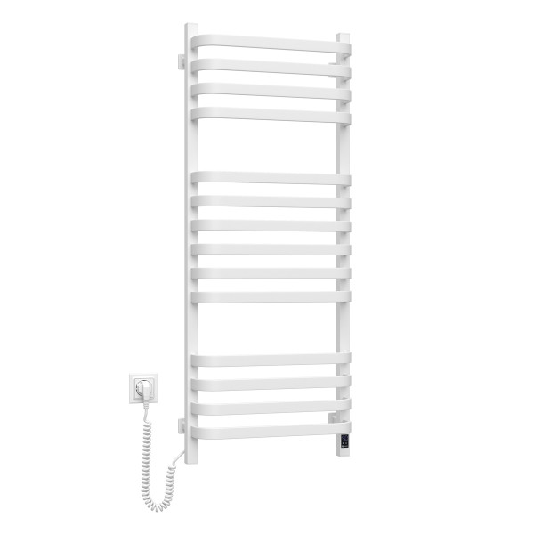 Electric Towel Rail WHITE NAVIN STUGNA 480х1200 Sensor left