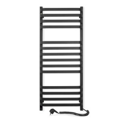 Electric Towel Rail BLACK NAVIN STUGNA 480х1200 Sensor right