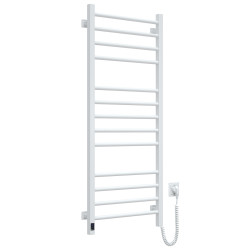 Electric Towel Rail WHITE CLASSIC QUADRO Sensor 500x1200 right