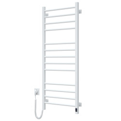 Electric Towel Rail WHITE CLASSIC QUADRO Sensor 500х1200 left