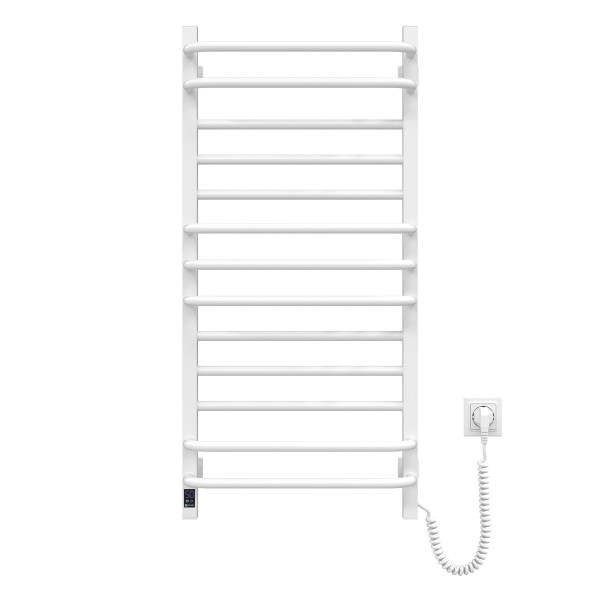 Electric Towel Rail WHITE GRANDIS Sensor 480х1000 right