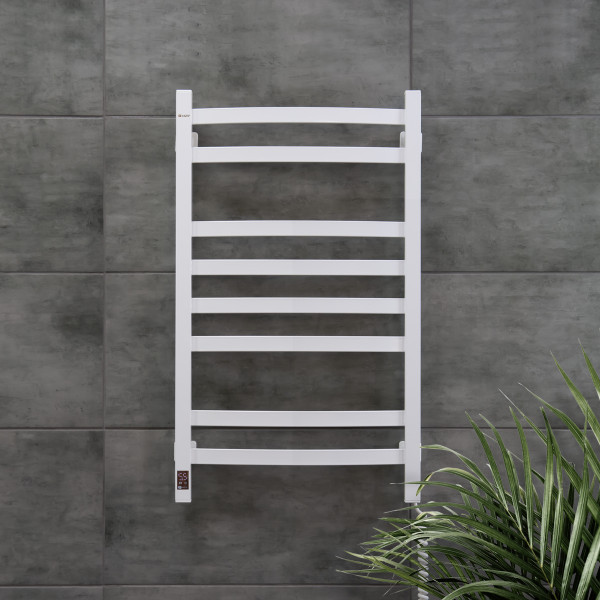 Electric Towel Rail WHITE NAVIN AVALON 480х800 Right sensor