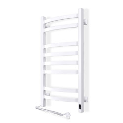 Electric Towel Rail WHITE NAVIN AVALON 480х800 Sensor left