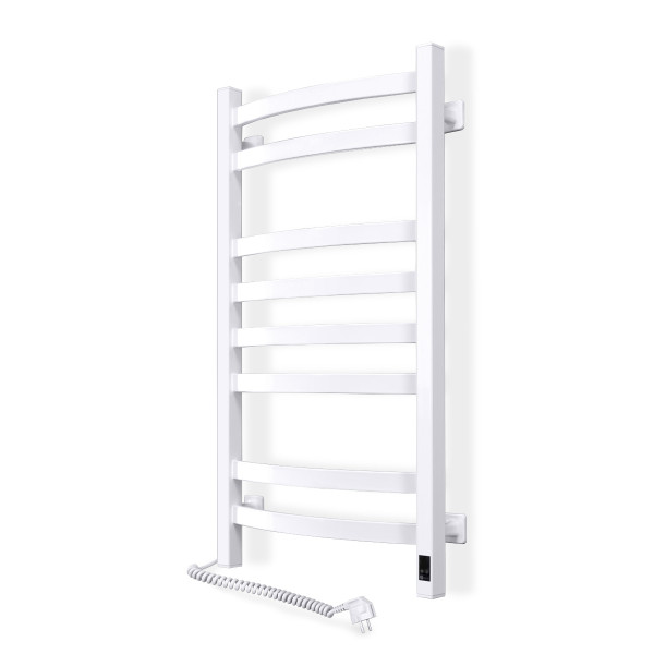 Electric Towel Rail WHITE NAVIN AVALON 480х800 Sensor left