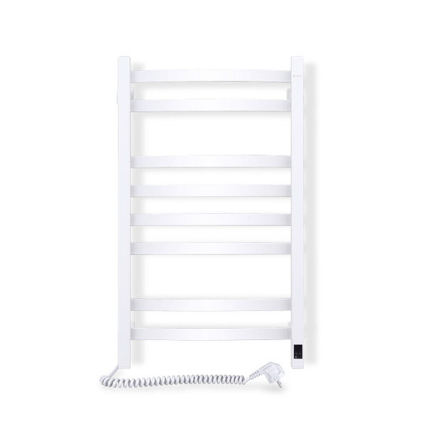 Electric Towel Rail WHITE NAVIN AVALON 480х800 Sensor left