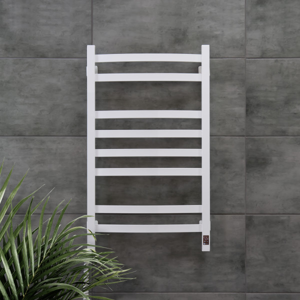 Electric Towel Rail WHITE NAVIN AVALON 480х800 Sensor left