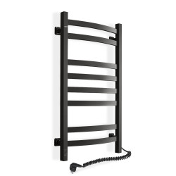 Electric Towel Rail BLACK NAVIN AVALON 480х800 Sensor right