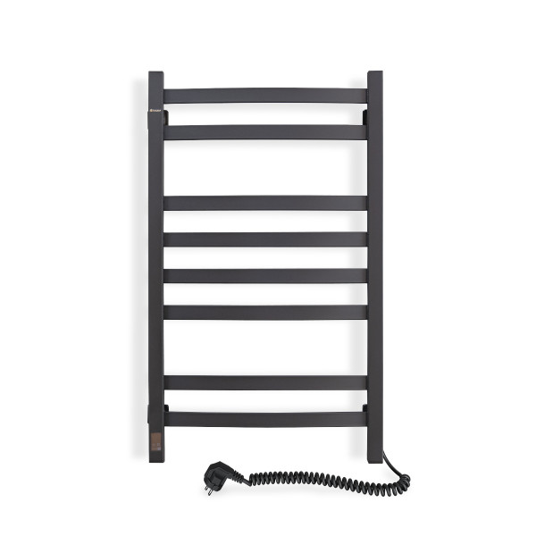 Electric Towel Rail BLACK NAVIN AVALON 480х800 Sensor right