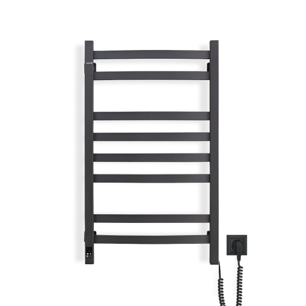 Electric Towel Rail BLACK NAVIN AVALON 480х800 Sensor right