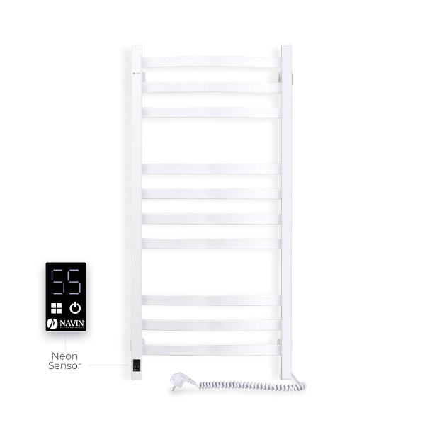 Electric Towel Rail WHITE NAVIN AVALON 480х1000 Sensor right