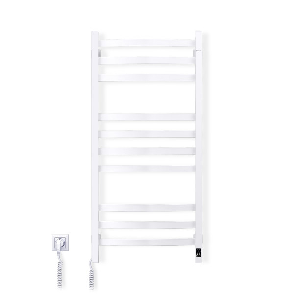 Electric Towel Rail WHITE NAVIN AVALON 480х1000 Sensor left